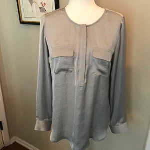 Violet & Claire - Silver Long Sleeved Shirt